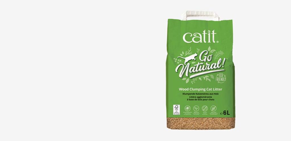 Go Natural Wood Clumping Cat Litter Catit