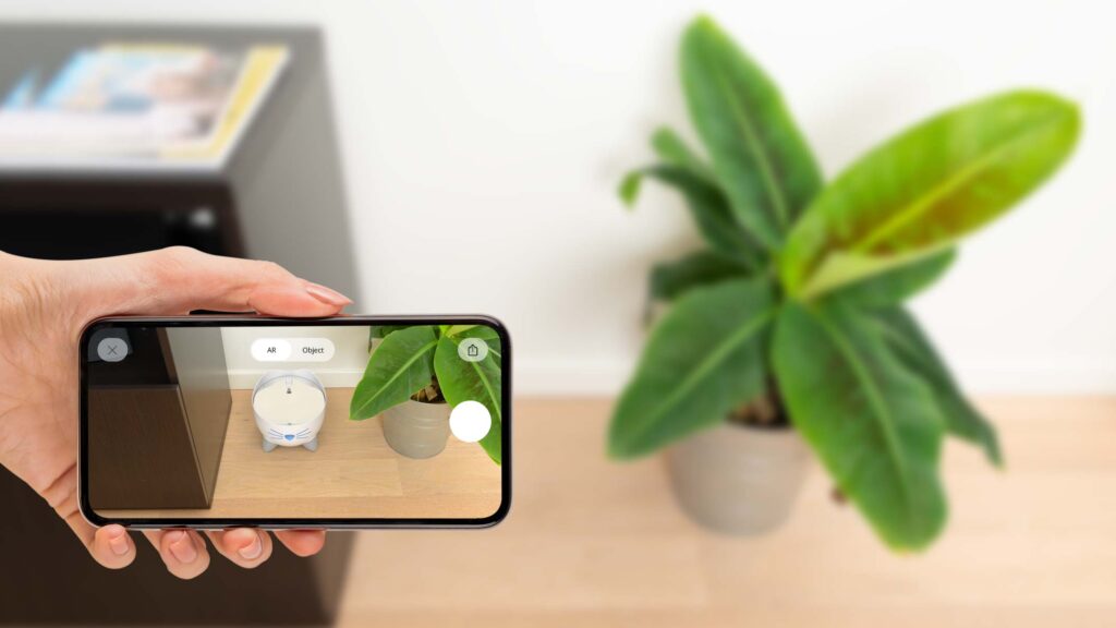 Visualize os produtos Catit na sua casa com realidade aumentada