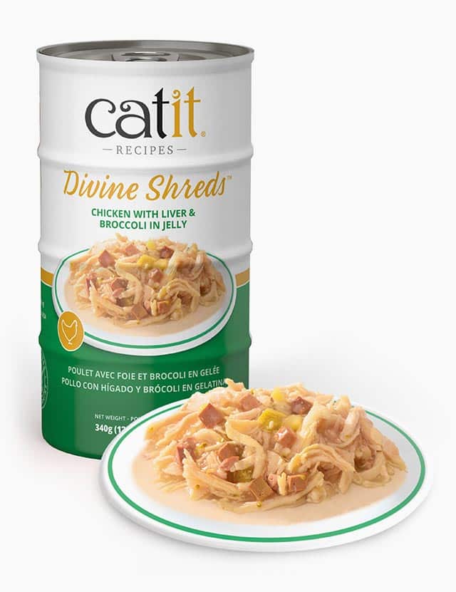 Catit Divine Shreds in jelly – Chicken with Liver & Broccoli