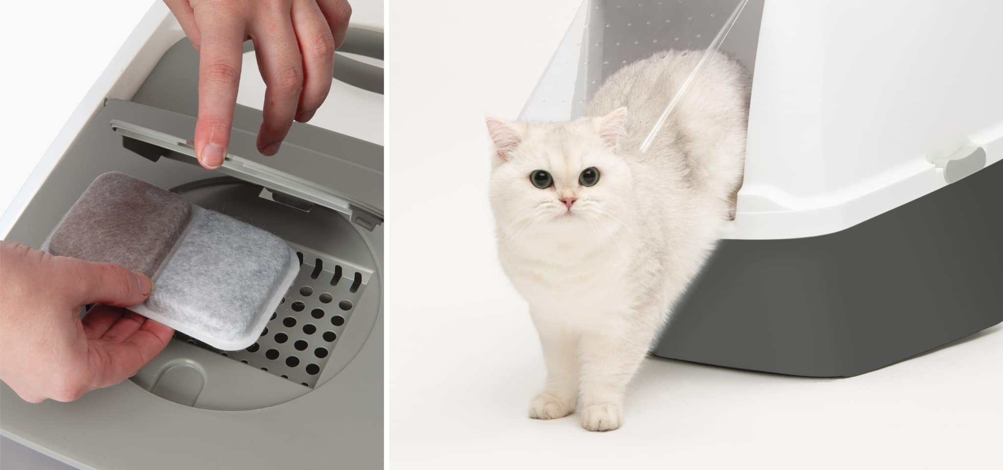 Catit Litter Boxes with Airsift Filter System Products