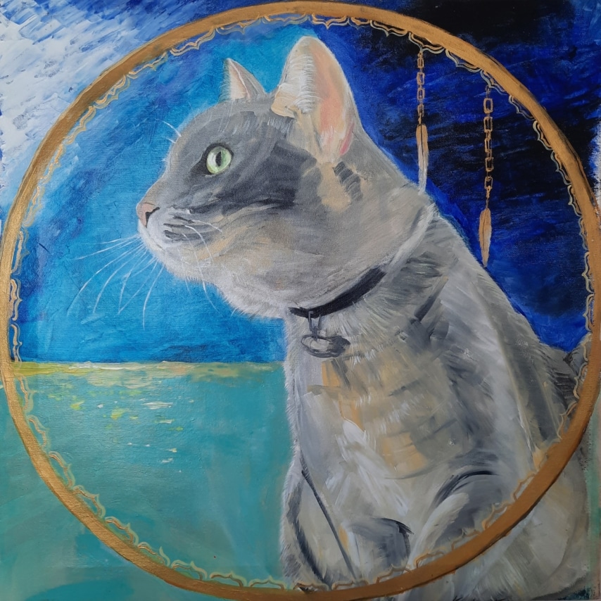 Cat art entry