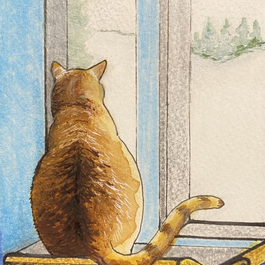 Cat art entry