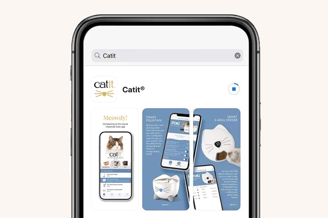 Bezpłatna aplikacja mobilna Catit