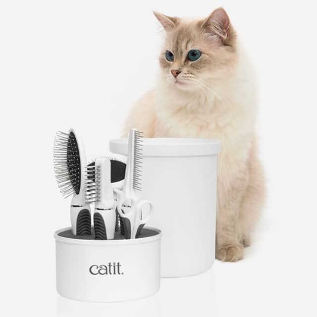 Trousse de toilettage Catit pour chats à poil long