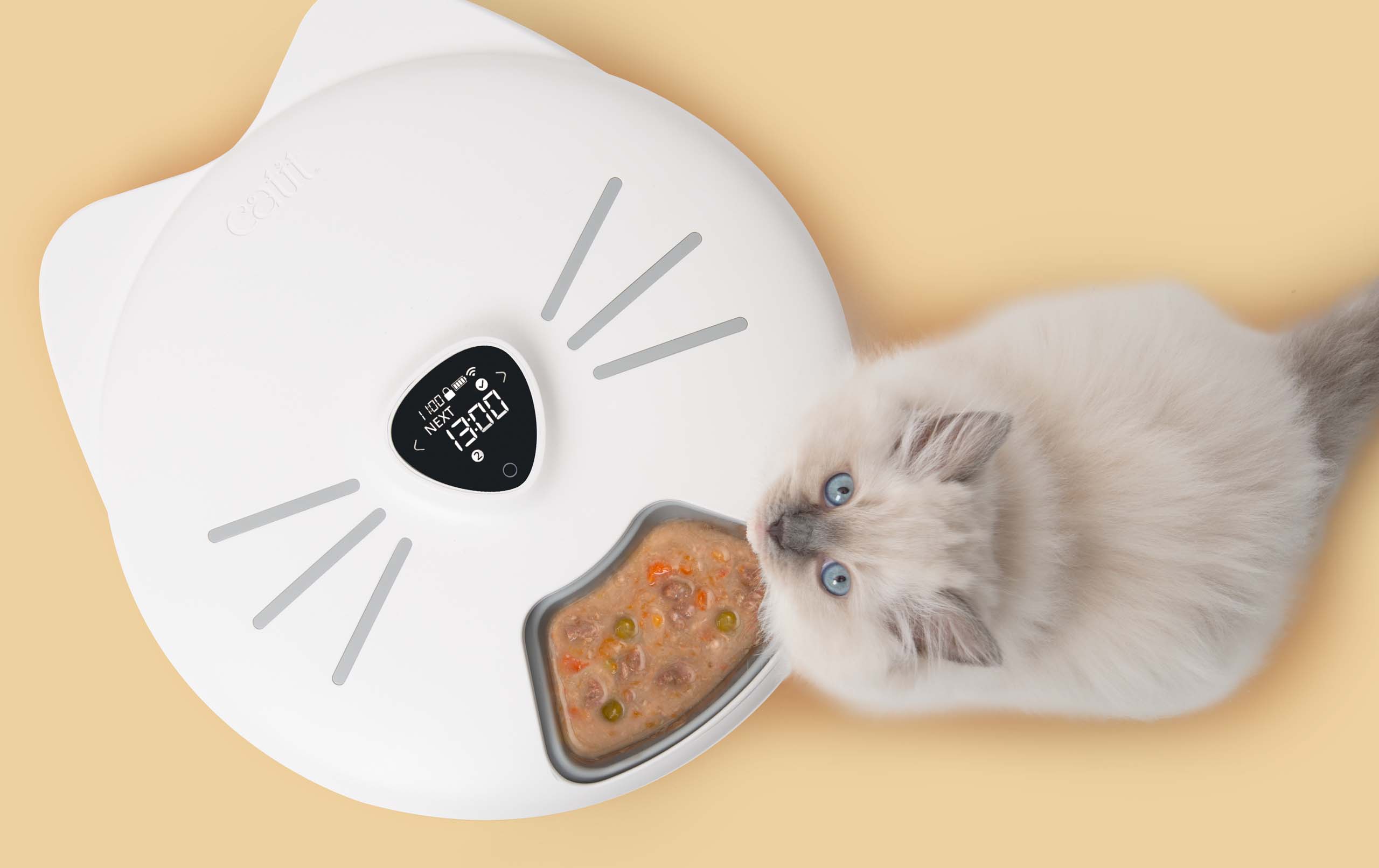 Catit PIXI Smart-Futterautomat mit 6 Mahlzeiten