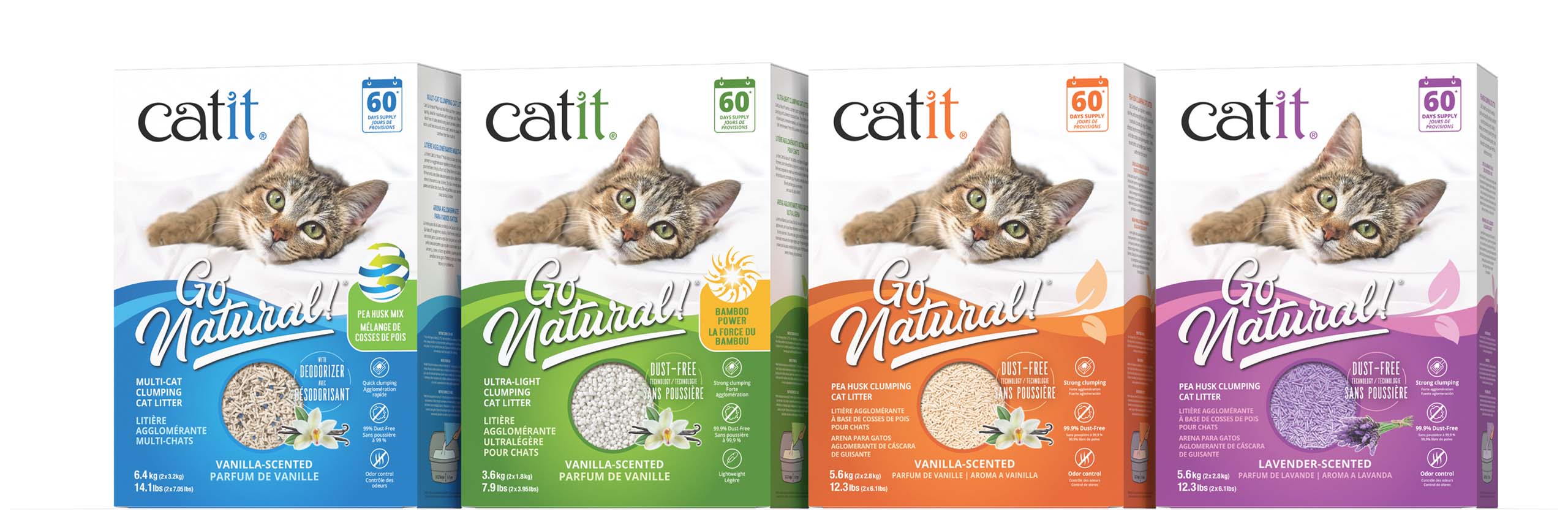 Lettiera per gatti Go Natural